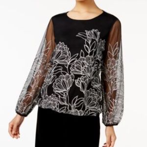 NEW PETITE SMALL ALFANI BUBBLE EMBROIDERED LOT384